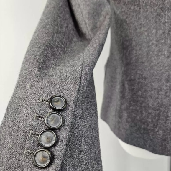 Talbots Gray Jacket Size 12 - Picture 10 of 11